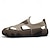economico Sandali casual-sandali da uomo in rete marrone con cinturini regolabili e suola ammortizzata per escursioni, spiaggia e avventure estive