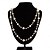 abordables Colliers-Collier Sautoir Perle d&#039;imitation Femmes Élégant Mode Mignon Perles Mignon Rond Colliers Tendance Pour Mariage Soirée Quotidien