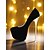 cheap Nightlife Party-Women&#039;s Red Suede Platform Heels with Metallic Stiletto and Waterproof Platform for Nightlife Parties