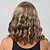 preiswerte Trendige synthetische Perücken-Synthetische Perücken Wasserwelle Curly Webart Asymmetrisch Gerader Pony Maschinell hergestellt Perücke 12 Zoll A1 Synthetische Haare Damen Weich Party Klassisch Blond