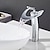 economico Rubinetti per lavandino bagno-Rubinetto per lavabo - Cascata Galvanizzato Set centrale Monocomando un foroBath Taps