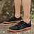 cheap Casual Sneakers-Men's Gray Knit Sneakers with Orange Sole – Breathable Lightweight Casual Shoes for Daily Commutes, Walking and Outdoor Activities