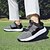 tanie Męskie buty golfowe-męskie białe buty golfowe z podeszwą multi-traction - lekka, przewiewna konstrukcja do uprawiania sportów na świeżym powietrzu