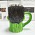 abordables Halloween Cocina-Taza de Frankenstein con diseño de monstruo de Halloween, vaso de resina de terror 3D con revestimiento de acero inoxidable, regalo espeluznante para hombres y mujeres, decoración gótica para bar en