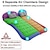 abordables Fundas de asiento para coche-Colchón de aire para acampar, cojín, almohada inflable gruesa para coche, colchón de aire con bomba de aire eléctrica, colchoneta portátil para dormir para viajes y acampadas.