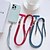 abordables Correas para el teléfono y muñequeras-Correa ajustable para teléfono con clip metálico y parche: cordón sencillo para el cuello para la funda del teléfono.