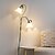abordables lampe de chevet-Lampadaire 2/3 têtes vintage rural lampadaire salon canapé chambre lampe style français muguet fleur lampadaire