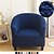 abordables Cubierta de sillón y silla sin brazo-Funda geométrica para sillón de club, funda para sillón de bañera, protector antideslizante para muebles con base elástica, funda de sofá súper suave para mostrador de bar de hotel y sala de estar.