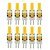 ieftine Lumini LED Bi-pin-Becuri LED G4 3W echivalent cu 30W T3 JC tip bi-pin cu soclu G4 bec halogen AC/DC 12V G4 bec alb alb cald pentru lumină sub dulap lumini de tavan rulote bărci 10 buc