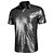 ieftine Topuri-Retro / vintage Anii 1970 Rave Tricou Polo Mâneci scurte Disc Paiete Bărbați Halloween Carnaval festival de muzică Parada Mândriei Luna Mândriei Adulți Tricou Primavara vara