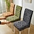 cheap Dining Chair Cover-Dining chair Cover For Home Polar Fleece Fabric Chair Cover Stretch Slipcovers Seat Chair Covers