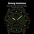 abordables Relojes mecánicos-Reloj de lujo con tourbillon hueco para hombre, resistente al agua, luminoso, mecánico, automático, con fecha y semana, de acero inoxidable.