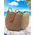 ieftine Genți Poștaș-geantă crossbody pentru femei din paie țesută cu curea din piele - geantă elegantă în stil boho pentru vară, plajă și ieșiri casual