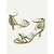 billige 1950-tallet-Damesko fra 1950-tallet i vintage-stil med grønne satengstropper og kitten heel-detaljer – elegante kveldssko til bryllupsgjester, cocktailselskaper og formelle arrangementer