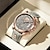 voordelige Quartz-horloges-B89 Heren Quartz Horloge Klassieke Zakenstijl Heren Horloge – Leren Band Quartz Beweging Luminous Wijzerplaat 3ATM Waterdicht