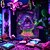 halpa Blacklight -kuvakudokset-Mustavalolampun seinävaate hohtava pimeässä hohtava juhla UV-reaktiivinen meditoiva karhu eläin trippy sumuinen roikkuva seinävaate seinätaide muraali olohuoneeseen makuuhuoneeseen