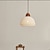billige Øylys-LED-pendellampe i marmor med metallfinish, justerbare mini-keramiske pendellamper for kjøkken over vask, spisestue, varmhvit, 110–220 V-pære inkludert
