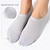 baratos meias caseiras-Meias de forro ultrafinas, meias de algodão penteado antiderrapantes, meias invisíveis, 4 pares