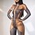 billige Printing-Catsuit Kroppsdrakt Jumpsuit Printer Race Queen Dame Mesh Sexy kostyme Kostyme til Ytelse Nattklubb Pride-parade Halloween Karneval Voksne
