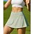 cheap Women&#039;s Skirts &amp; Skorts-US Open Women&#039;s Solid Colored Tennis Skirts with Shorts Reflective Strip Wide Waistband Moisture Wicking Breathable Tennis Pickleball Running White Pink Blue Tennis Clothing