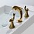 economico Rubinetti per lavandino bagno-Rubinetto per lavabo - Ampia diffusione Cromo / Galvanizzato Rubinetto a tre fori Due maniglie tre foriBath Taps