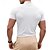 economico Magliette casual da uomo-Per uomo Maglietta Camicia a Maniche Corte Manica Corta Dolcevita Estate Semplice Moda Designer Essenziale Classico Vacanza Streetwear Uscire Marrone Grigio Maglietta Top per Uomo