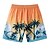 cheap Men&#039;s Elite Shorts-Men&#039;s Shorts Beach Shorts Pocket Drawstring Elastic Waist Graphic Leaf Tree Breathable Quick Dry Knee Length Outdoor Vacation Home Vacation Ethnic Style Lake blue Dark Blue / Red Micro-elastic