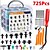 cheap Vehicle Repair Tools-725Pcs Car Fastener Clips Set with Trim Removal Tool, Retainer Push Rivet Clips Assortment for Bumper Fender Door Panel, Universal Automotive Plastic Clips Kit