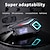 voordelige Motorhelm headsets-K80 motorhelm bluetooth headset met led-verlichting, FM-radio, spraakassistent, 40 uur batterijduur, IPX8 waterdicht, CVC ruisonderdrukking, draadloze intercom voor het rijden