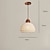 billige Øylys-LED-pendellampe i marmor med metallfinish, justerbare mini-keramiske pendellamper for kjøkken over vask, spisestue, varmhvit, 110–220 V-pære inkludert