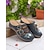 abordables Zuecos y sandalias de mujer-Mules con correa de hebilla recortada y bordado para mujer: zapatos casuales florales de inspiración vintage, ideales para paseos de primavera y estilo diario.