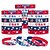 cheap Independence Day Decoration-Independence Day Wristbands National Day Party USA Independence Day Silicone Bracelets