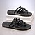 abordables Sandalias de Vacaciones-Sandalias casuales tejidas para hombre con correas ajustables, cómodas y transpirables, perfectas para salidas de verano y ropa de playa.