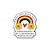 billige Pride dekorasjoner-Pride måned LHBTQ regnbue pin for kjærlighet, enhet og stolthet ca. 3x3cm