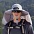 abordables Faros delanteros-Sombrero de pesca al aire libre con ventilador solar de ala ancha - 1 pieza, chal de protección para el cuello, protección solar, transpirable y refrescante, perfecto para campamentos de verano, senderismo y aventuras de pesca