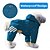 cheap Raincoat-Dog RaincoatWaterproof Rain Poncho with Hoodie High Reflective Pet Rain Jacket with Leash Hole for Small and Medium Dogs