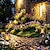 abordables Appliques d&#039;extérieur-Lampe solaire à pince, lampe de cour, lampe suspendue de jardin extérieur, lampe de paysage à flamme, lampadaire, lampe de pelouse, lampe décorative, 2 pièces, 1 pièce