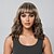 preiswerte Trendige synthetische Perücken-Synthetische Perücken Wasserwelle Curly Webart Asymmetrisch Gerader Pony Maschinell hergestellt Perücke 12 Zoll A1 Synthetische Haare Damen Weich Party Klassisch Blond