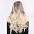 お買い得  トレンドの合成ウィッグ-人工毛ウィッグ ウェーブ レイヤード・ヘアカット ニートバング 機械製 かつら 26 インチ A1 合成 女性用 ミドル部 クラシック 快適 ブロンド ブラウン