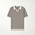 preiswerte Herren Elite Polo-Herren Polo Geschäft Lässig Umlegekragen Kurzarm Farbblock Jacquard V-Ausschnitt Weich Sommer Frühling Herbst Normale Passform Weinrot Schwarz Khaki Polo