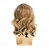 abordables Perruque homme-Perruque homme cheveux courts bouclés blonds duveteux synthétiques naturels déguisement Halloween cosplay perruque blonde mélangée brune