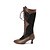 abordables Calzado-Rococó Barroco Victoriano Zapatos Botas hasta la rodilla Tacón alto Disfraz Mujer Real Víspera de Todos los Santos Carnaval Mascarada Rendimiento Fiesta y Noche Carnaval de Venecia Adulto Zapatos