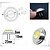 tanie Żarówki LED 2-pinowe-żarówki led g4 dc 12v 2w żarówka led cob g4 bi-pin podstawa ufo kształt 20w żarówka halogenowa odpowiednik żarówki biała ciepła biel 4szt