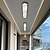 economico Lampade da soffitto-plafoniera a led moderna 60/80cm forme geometriche luci da incasso in metallo stile moderno finiture verniciate geometriche 220-240v 110-120v