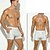 abordables Fondos-Retro Antiguo Años 80 Delirio Bermudas Disco Patente de látex brillante Metálico Disfraz Hombre Víspera de Todos los Santos Carnaval Festival de Música Desfile del orgullo club gay Adulto Pantalones