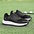 baratos Sapatos de Golfe Masculinos-sapatos de golfe pretos e cinza masculinos com sola antiderrapante - calçados confortáveis e duráveis para golfistas profissionais
