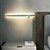 abordables Appliques murales d'intérieur-Applique murale LED design bande lumière haut et bas 40/60/80/100/120 cm moderne LED fond applique murale salon chambre chevet 10 W aluminium intérieur applique murale éclairage blanc chaud 1 pcs noir