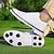 cheap Men&#039;s Golf Shoes-Men&#039;s Classic Black and White Golf Shoes with Faux Leather Upper - Versatile Design for Golf and Casual Wear