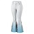 abordables Fondos-Retro Antiguo Boho Años 70 Los pantalones de campana Pantalones acampanados Hippie Tiro Medio Floral Mujer Víspera de Todos los Santos Carnaval Vacaciones Festival de Música Festival Adulto Pantalones