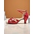 voordelige Latin dansschoenen-Zilveren glinsterende ballroom dansschoenen voor dames met lage hakken, sandalen voor latin salsa performances voor gala- en professionele dansers